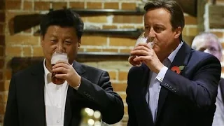 Xi Jinping and David Cameron's Pub Stop