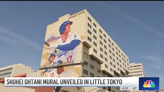 Shohei Ohtani mural unveiled in Little Tokyo