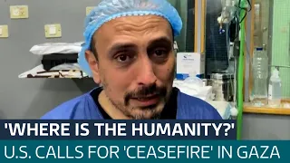 Doctors film 'shocking' conditions in Gaza's Nasser Hospital'| ITV News