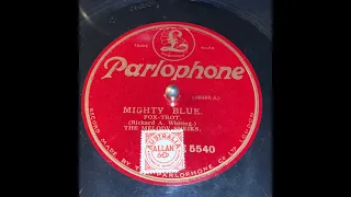 MIGHTY BLUE - The Melody Sheiks - HMV 202A