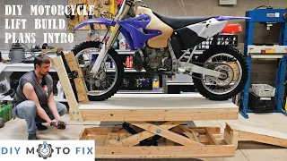 DIY Motorcycle Lift Build Plans Intro Video