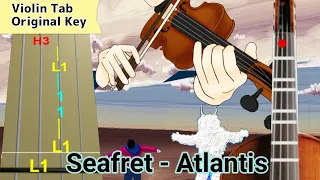 Seafret - Atlantis Violin Tab