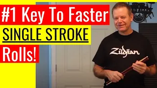 Faster Single Stroke Rolls - #1 Key😁