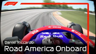 That's how lap around Road America would look like in F1 car I Daniel Riccardo 1:38.237 lap