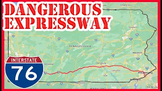 Why the I-76 Schuylkill Expressway in Philadelphia is the MOST DANGEROUS Highway in Pennsylvania