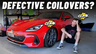 My Subaru BRZ Coilovers Are Clunking... Badly