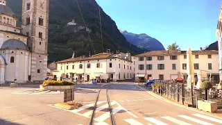 ★ 🇮🇹Tirano - 🇨🇭St. Moritz cab ride with rear view, Italy to Switzerland [10.2019]