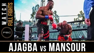 Ajagba vs Mansour FULL FIGHT: March 9, 2019 - PBC on FOX