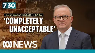 Albanese demands 'full accountability' from Israel over death of Australian aid worker | 7.30