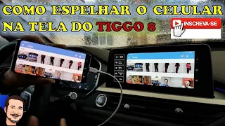 (PASSO A PASSO) COMO ESPELHAR O CELULAR NA TELA DO TIGGO 8