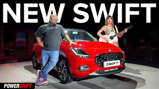 NEW MARUTI SUZUKI SWIFT 2024 Launched - Price, Engine, Average, Safety & More | PowerDrift QuickEase