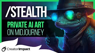 Make AI Art Private on Midjourney with STEALTH mode (private mode)