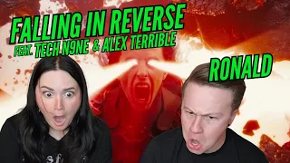 HEAVIER THAN WE EXPECTED!! Falling in Reverse feat. Tech N9ne & Alex Terrible - "Ronald" REACTION