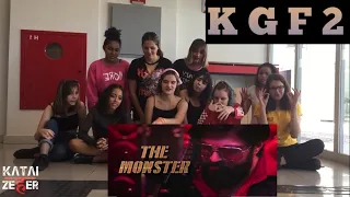 Girls Reaction on K G F 2 songs ! KATAI ZEHER REACTION #kgf2