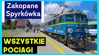 🍀 Wakacyjne pociągi na stacji Zakopane Spyrkówka PKP - Małopolska, Tatry, Karłowicz, Witkacy, Halny