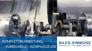 NILES-SIMMONS - Komplettbearbeitung von Kurbelwellen Kleinflugzeuge