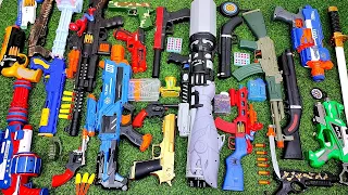 Collecting 7 Sniper Rifles and AK47 Guns Water Gun Machine Gun assault rifle Shotgun Pistol Army Gun