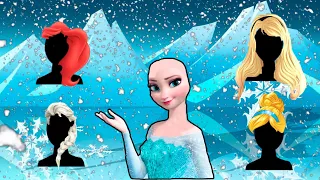 Wrong Face Elsa Frozen ㅣ잘못된 머리 퍼즐 ㅣWrong heads puzzlesㅣWrong princess heads #2