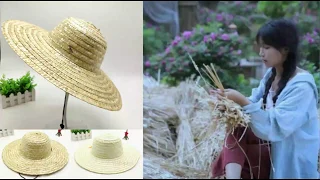 Liziqi Wheat Straws Sunhat 李子柒丨How it's Made Wheat Straws Art（2020）