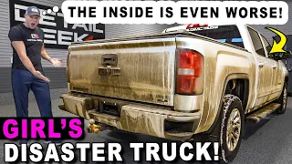 Deep Cleaning A Girl's MUDDY Truck!