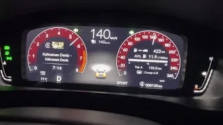Honda Civic 2022 1.5 182hp 100-200 Hız Denemesi