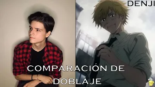 COMPARACIÓN DE DOBLAJE DENJI / Chainsaw Man