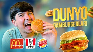 MC’DONALDS,KFC,BURGER KING | DUNYO BURGERLARI