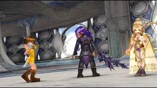 [DFFOO JP] Caius' Event CHAOS, Rosa / Caius / Selphie + Setzer