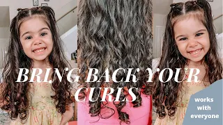 KIDS CURLY HAIR ROUTINE