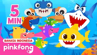 Baby Shark Dance dalam versi Dinosaurus, 8-bit & Water painting | Lagu Anak | Pinkfong Baby Shark