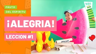 "Alegría - Lección #1" El Fruto del Espíritu | Niños con Vida | Escuela Dominical | 23 de Mayo, 2021