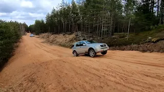 Mercedes ML vs Audi Q7 off-road