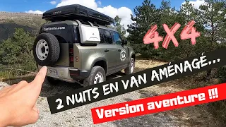 On teste le van 4x4 aménagé LAND ROVER DEFENDER !!!