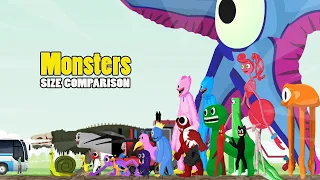 Scary Monsters Size Comparison | Monster Animation