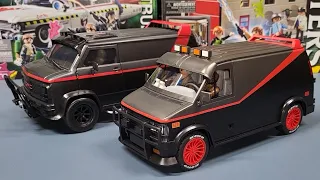 THE A-TEAM VAN (Playmobil Set #70750) REVIEW + Compared to 1:18 Movie Version Toy (Jazwares, 2010)