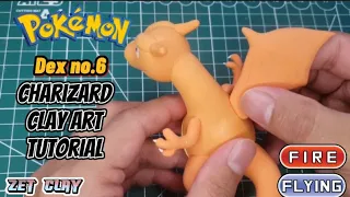 Pokémon - Charizard clay art tutorial