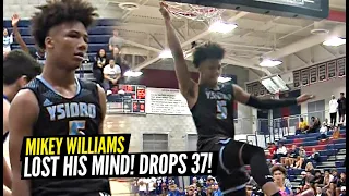 Mikey Williams LOSES HIS MIND & Drops CRAZY 37 POINTS!! Calls Out OFF THE BACKBOARDD!!