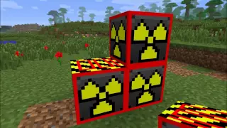 Minecraft Mega nuke, blowing up minecraft blocks with Explosives+