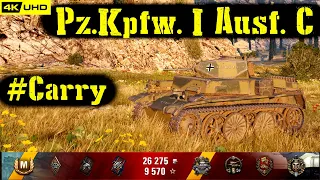 World of Tanks Pz.Kpfw. I Ausf. C Replay - 9 Kills 1.2K DMG(Patch 1.4.1)