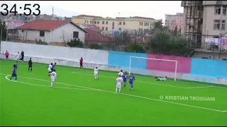 Kristi Qarri pret penalltin ne ndeshjen U-21 Vllaznia - Partizani