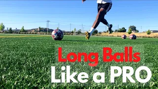 SOCCER TRAINING - Hit a better long ball