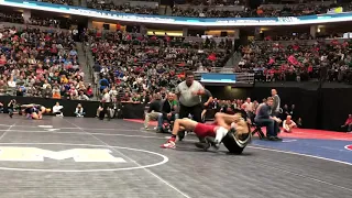 Regis Jesuit’s Antonio Segura pulls off upset at state wrestling