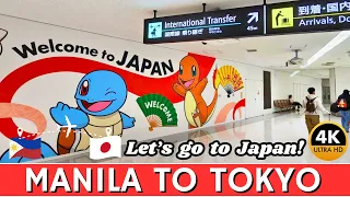 Travel from Manila to Tokyo Japan | Airport Lounge, Luggage Delivery | NAIA - Narita Terminal 2 🇯🇵
