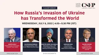 Flagship Seminar | How Russia’s Invasion Of Ukraine Has Transformed The World