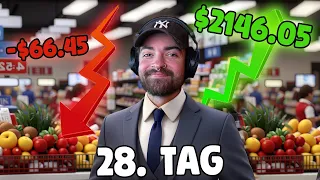 🛒28. Tage im EIGENEN SUPERMARKT + Neue Lizenzen | Supermarket Simulator