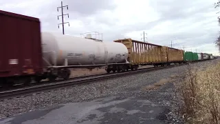 Cloudy Rainy Evening On The NS Harrisburg Line Annville PA