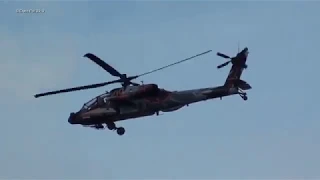 RNLAF AH-64 Apache Solo Display Team Q-17 Volkel Airbase 14-6-2013