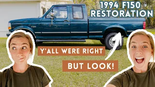 Driving Our Restored 1994 F150 On The Road For The First Time!