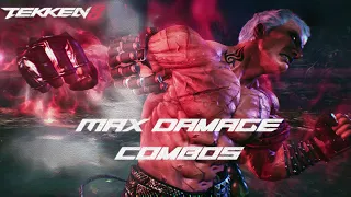 Tekken 8 CNT | Bryan Max Damage Combos | Difficulty Level = Infinite