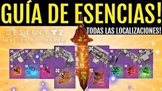 Destiny 2 - GUÍA DE TODAS LAS ESENCIAS! Armas Lunares! Todas las Localizaciones!